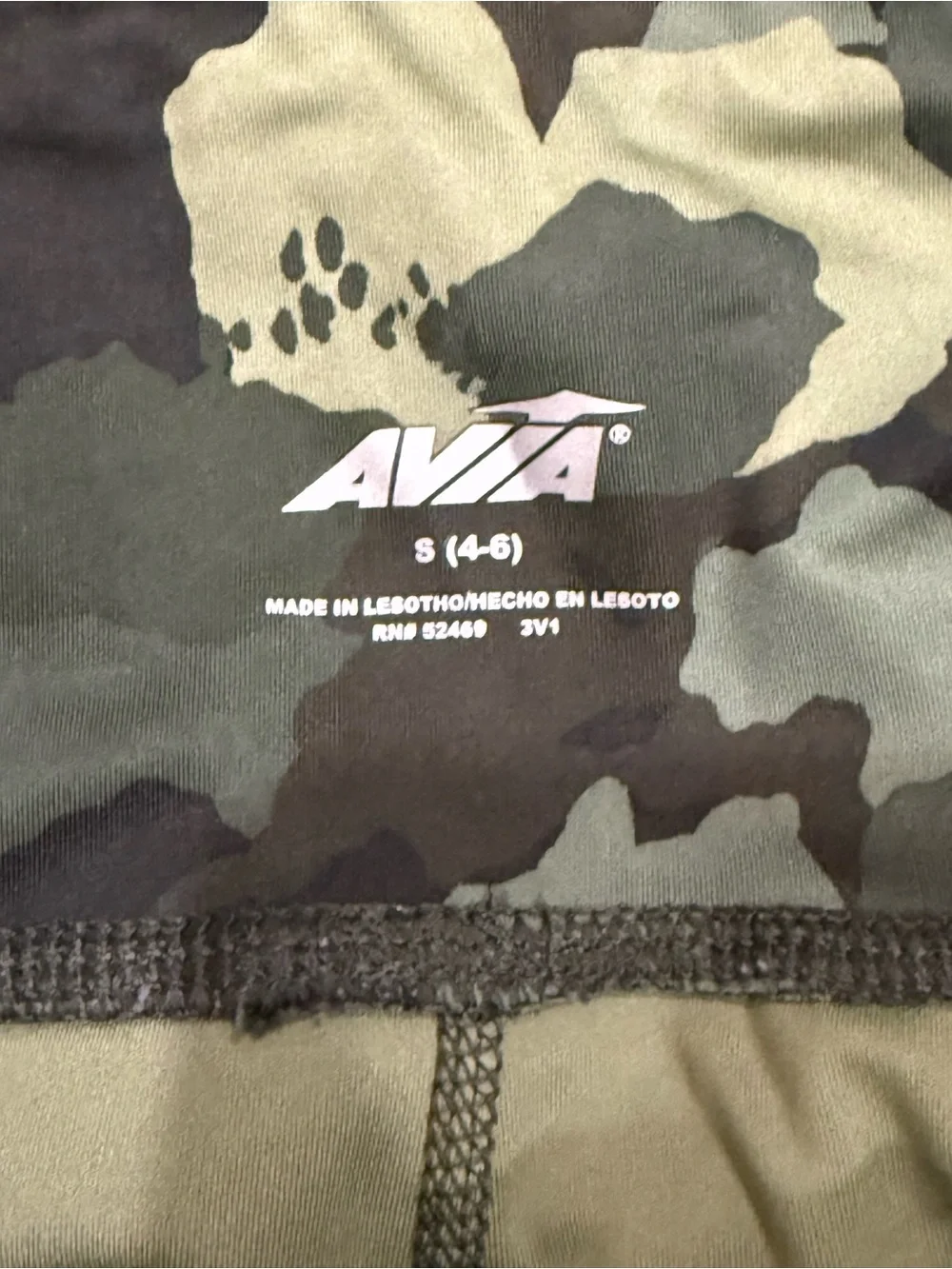 Women's Camo High-Waist Leggings - Green Camouflage, Size Small